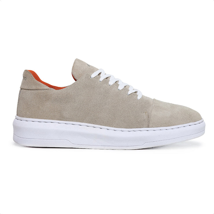 Movers by Sandro Moscoloni Men's Casual Genuine Leather Sneakers Leme Beige