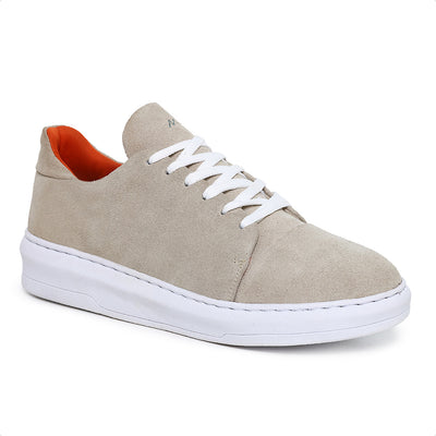 Movers by Sandro Moscoloni Men's Casual Genuine Leather Sneakers Leme Beige