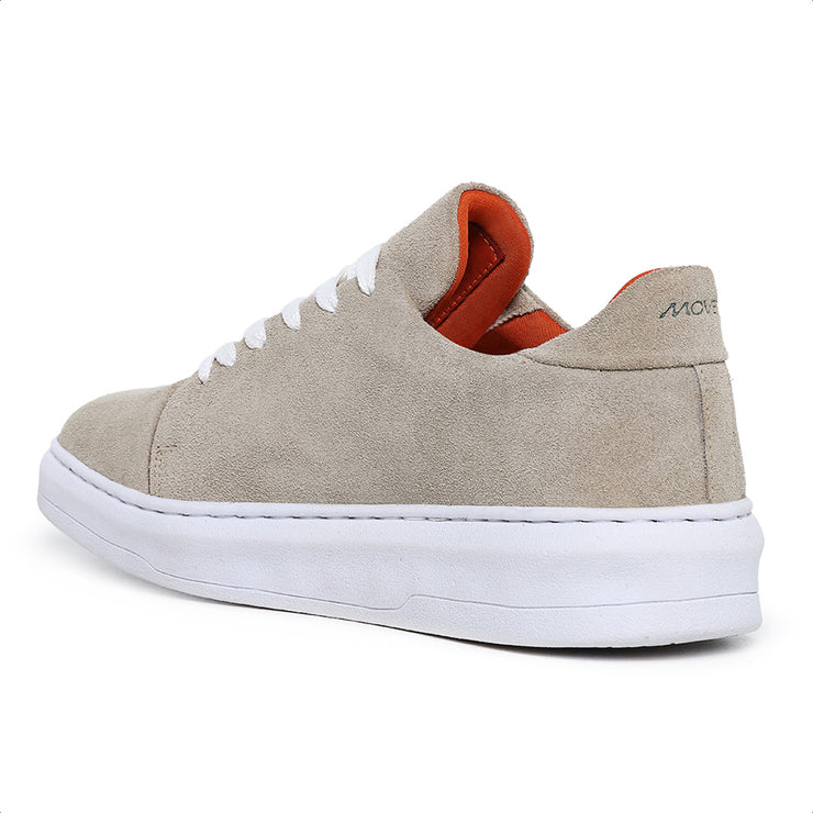 Movers by Sandro Moscoloni Men's Casual Genuine Leather Sneakers Leme Beige