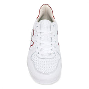 Movers by Sandro Moscoloni Women's Casual Genuine Leather Sneakers Ipanema White and Red