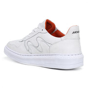 Movers by Sandro Moscoloni Men's Casual Genuine Leather Sneakers Lapa White