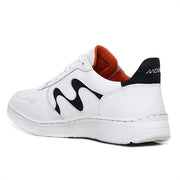 Movers by Sandro Moscoloni Men's Casual Genuine Leather Sneakers Leblon White and Black