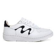 Movers by Sandro Moscoloni Women's Casual Genuine Leather Sneakers Ipanema White and Black