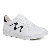 Movers by Sandro Moscoloni Women's Casual Genuine Leather Sneakers Ipanema White and Black