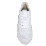 Movers by Sandro Moscoloni Women's Casual Genuine Leather Sneakers RIO White