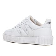 Movers by Sandro Moscoloni Women's Casual Genuine Leather Sneakers RIO White