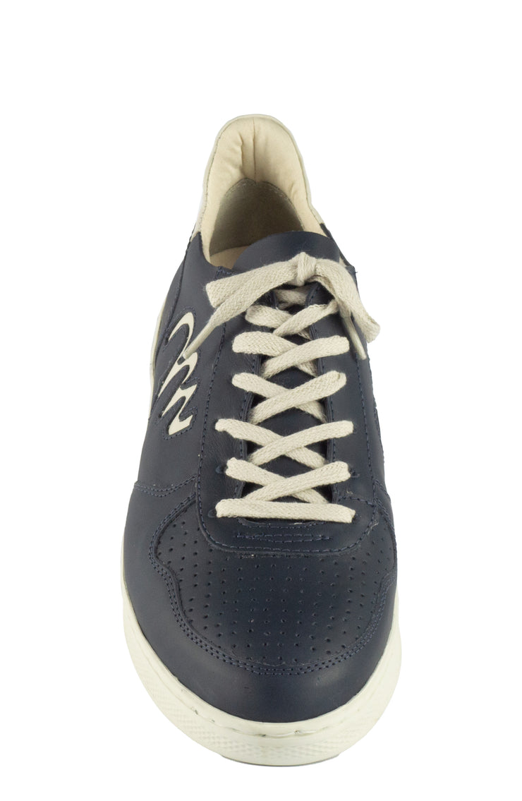 Movers by Sandro Moscoloni Mark Genuine Leather Men's Blue Sneakers