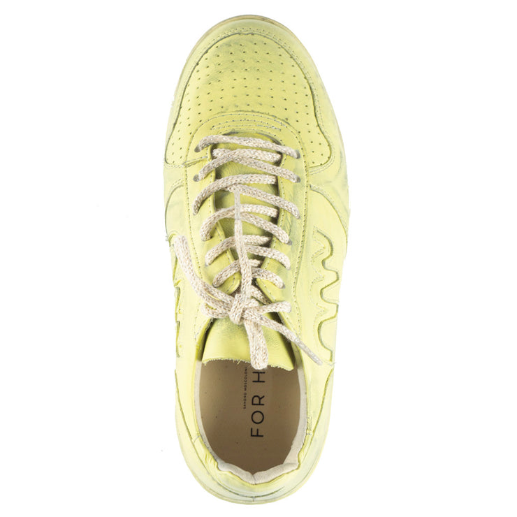 Movers by Sandro Moscoloni women's genuine leather sneakers Millie Yellow