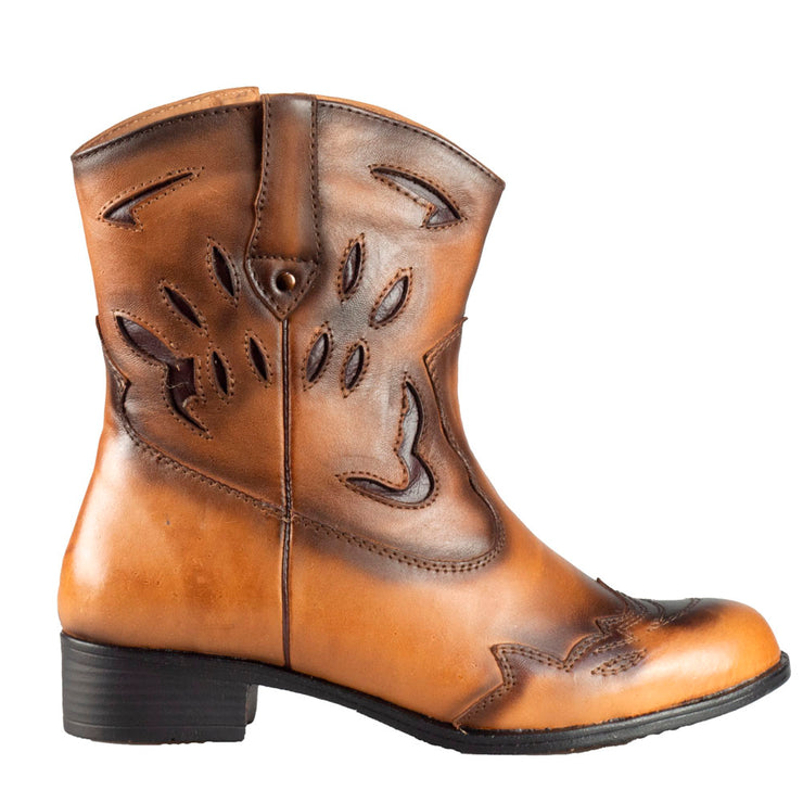 Sandro Moscoloni Women's Western Genuine Leather Karen Brown Country Boot