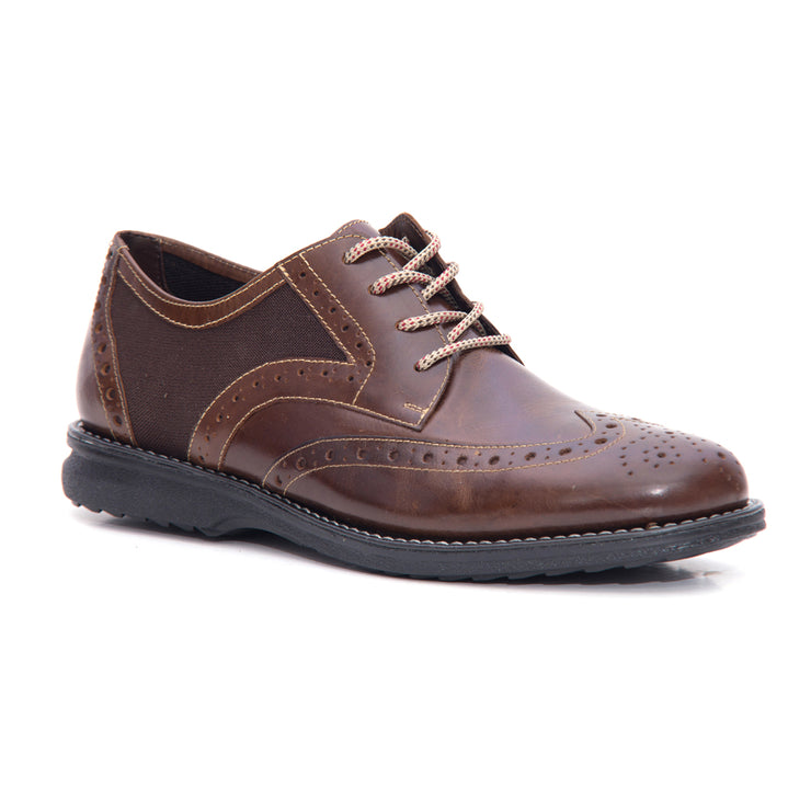 Sandro Moscoloni Dustin 4 eyelet wing tip with quarter elastic