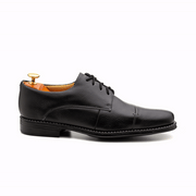 Sandro Moscoloni stylish straight-toe blucher derby maxwell shoe being displayed in a gif showing all angles