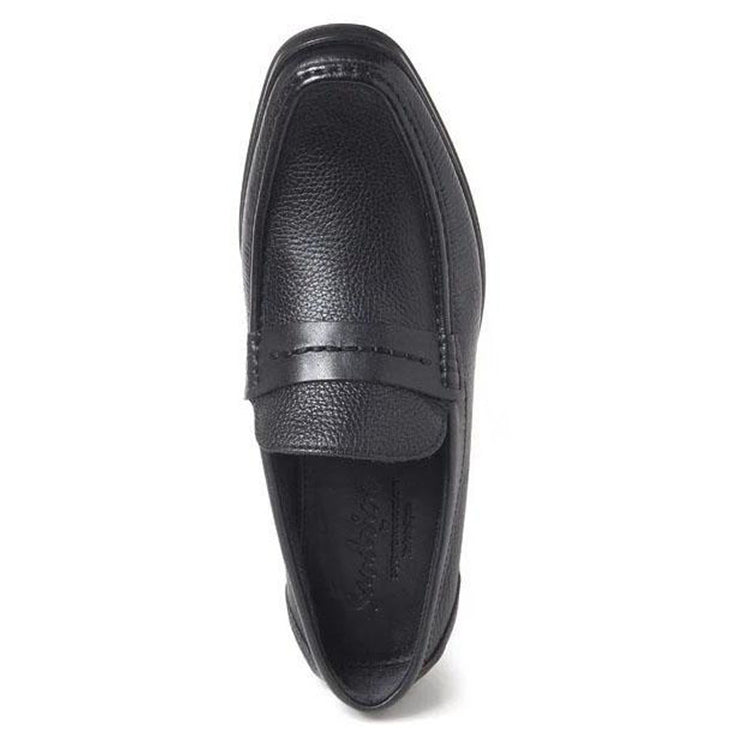 Sandro Moscoloni Duero Black Leather Penny Loafer